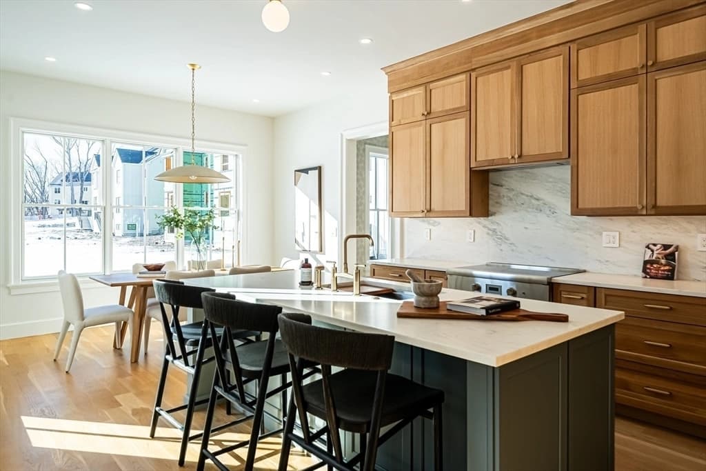 Stone countertop installation