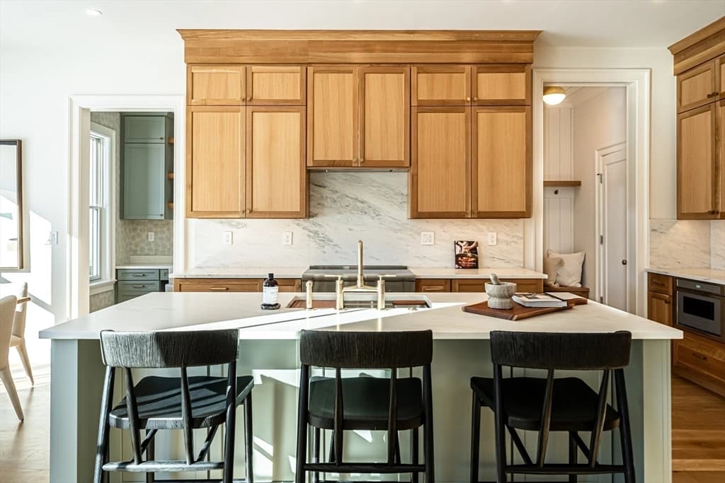 Stone countertop installation
